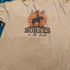 tan Large “i got the horses in the back”